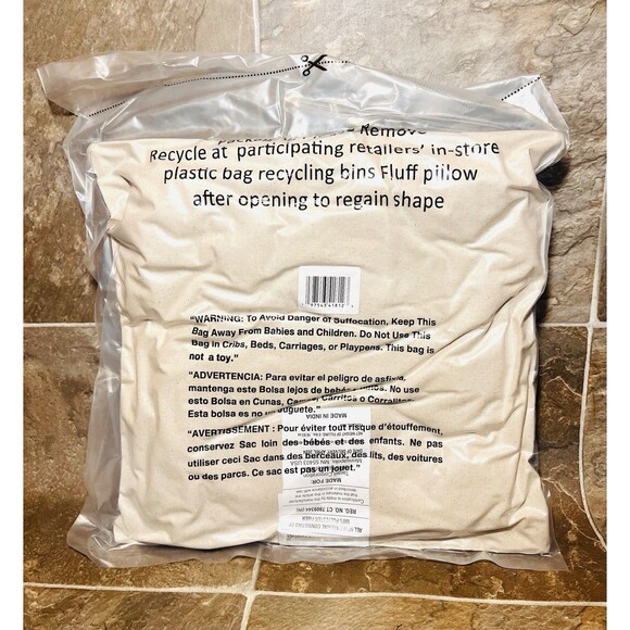 Textured Woven Cotton Square Throw Pillow Green - Room Essentials - Picture 6 of 6